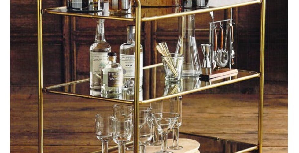 Glass Bar Cart Giveaway